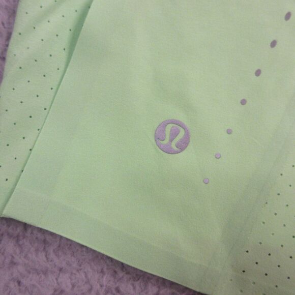 Lululemon Swift Ventilated Running Tank Top Scream Green Light size 4 W1DSMS - Picture 5 of 8